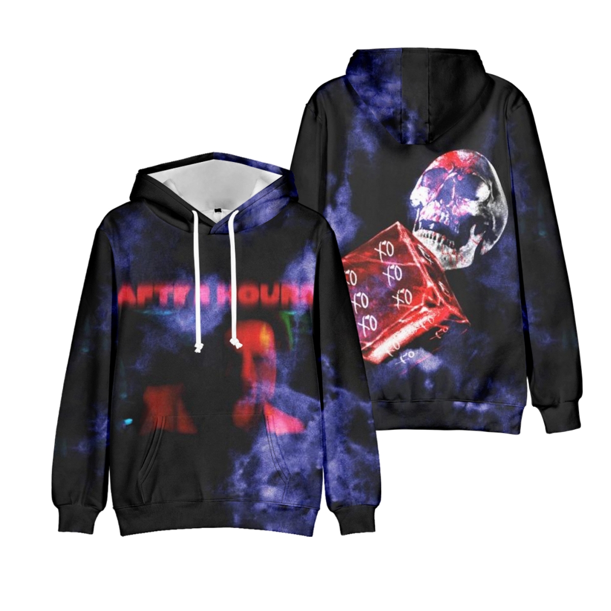 ASAP Rocky x Art Dealer For Awge Tie Dye Pullover Hood 002 3D Print ...